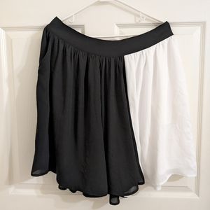 Torrid color block skater skirt